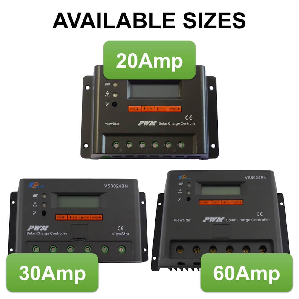 VSBN 12V/24V Solar Controller / Regulator - Solar Camping Australia